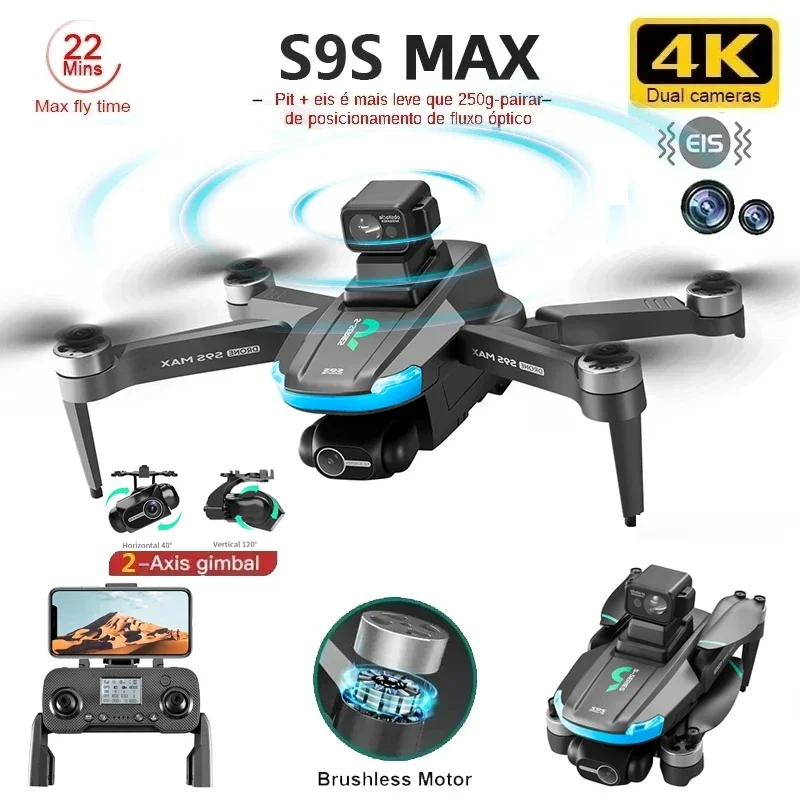 Drone Cinematic - Novo s9s max mini drone 4k