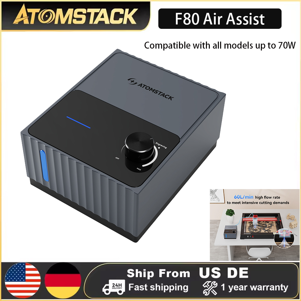 Drone Lidar - Bomba de Ar Atomstack F80 para