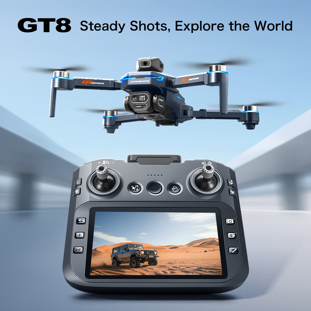 Drone Dobrável GT8 Max com Câm - Drone Photogrammetry avaliação e preço