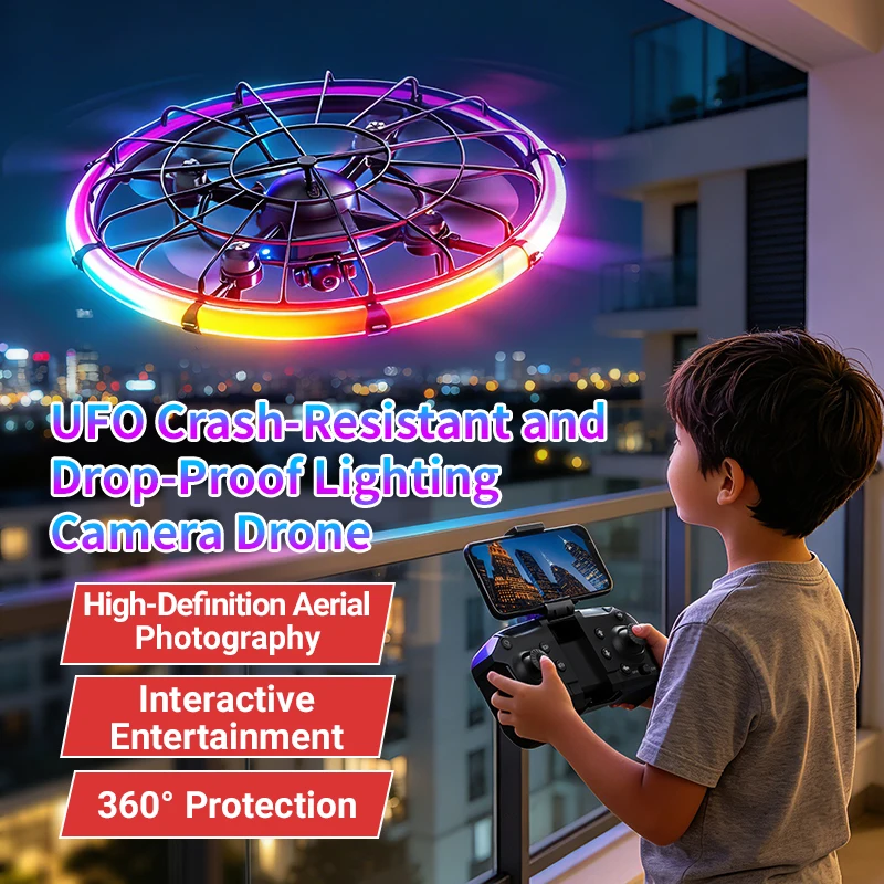 Drone RC JJRC H145 UFO com Len - Drone Lidar avaliação e preço