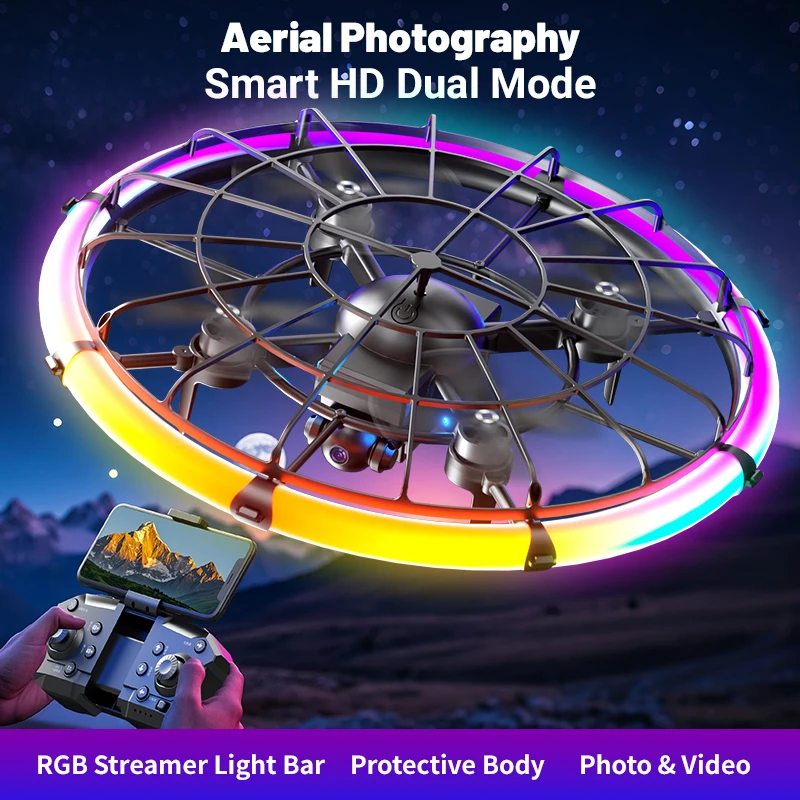 Drone RC JJRC H145 UFO com Len - Drone Lidar avaliação e preço